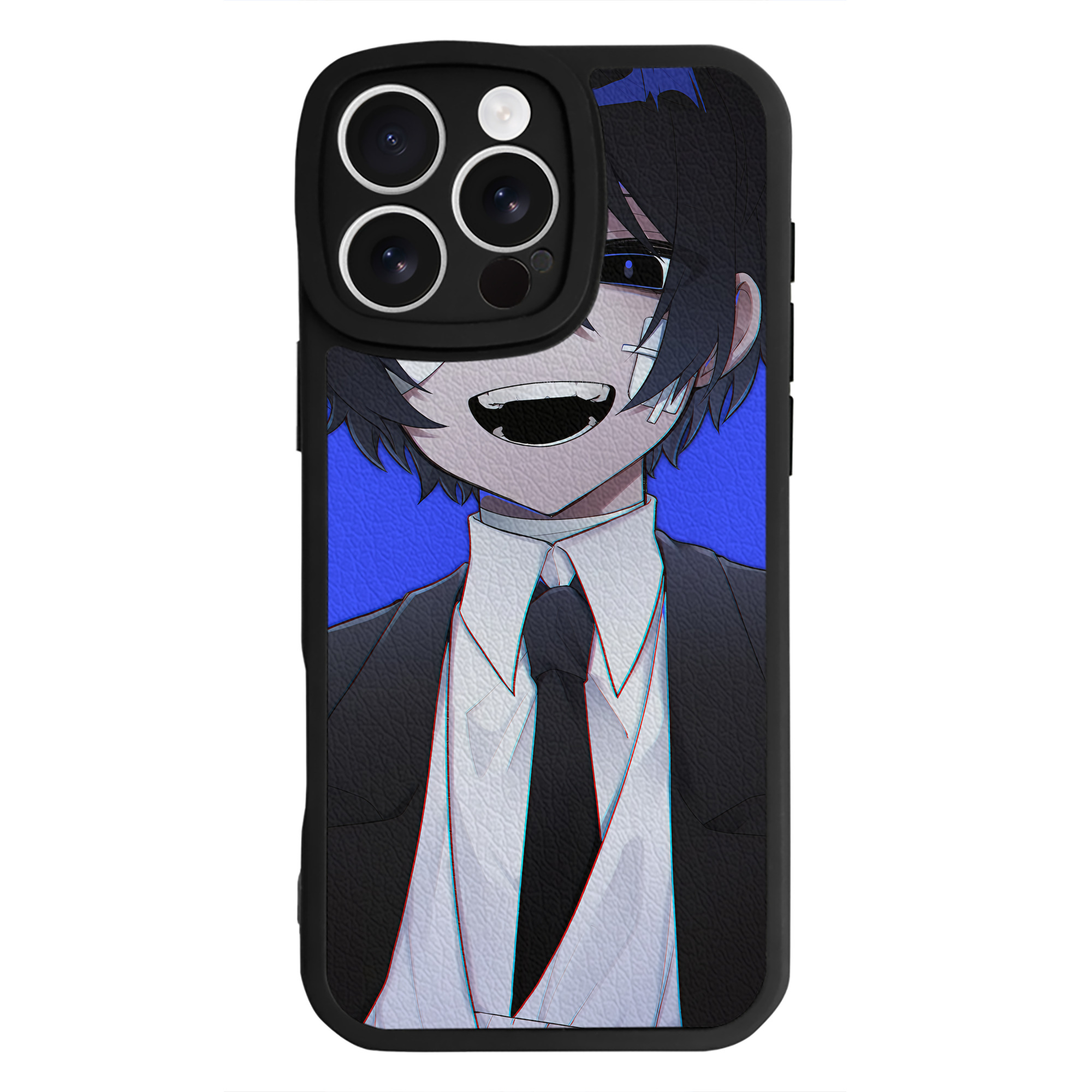 （画像用） 文豪ストレイドッグス Bungo Stray Dogs 【iPhone 16シリーズ対応】シリコンスマホケース（レザー調） 材質：シリコン